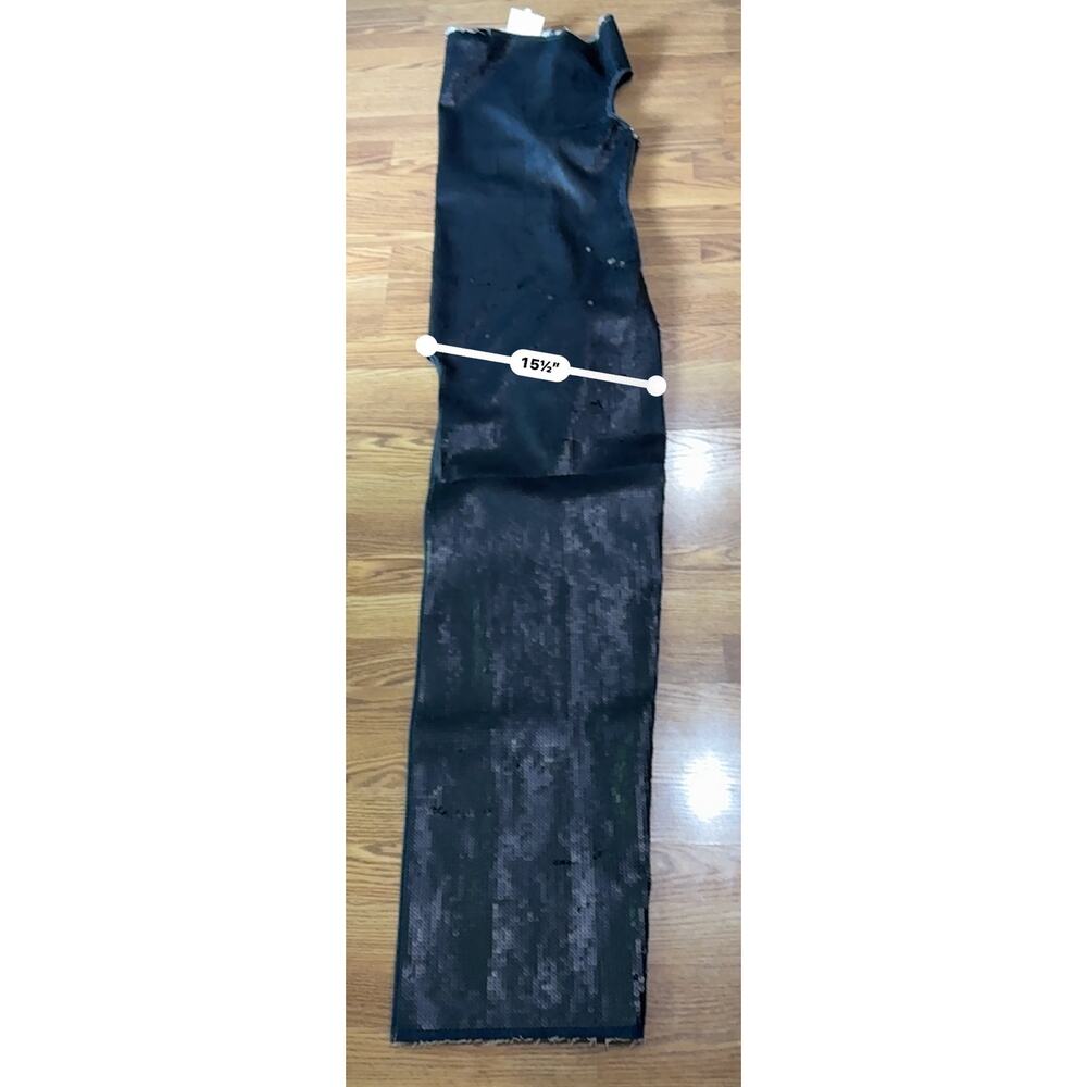 Rick Owens Athena Sequin Maxi Dress Asymmetric Neck Blue Black size 42 - Picture 6 of 16